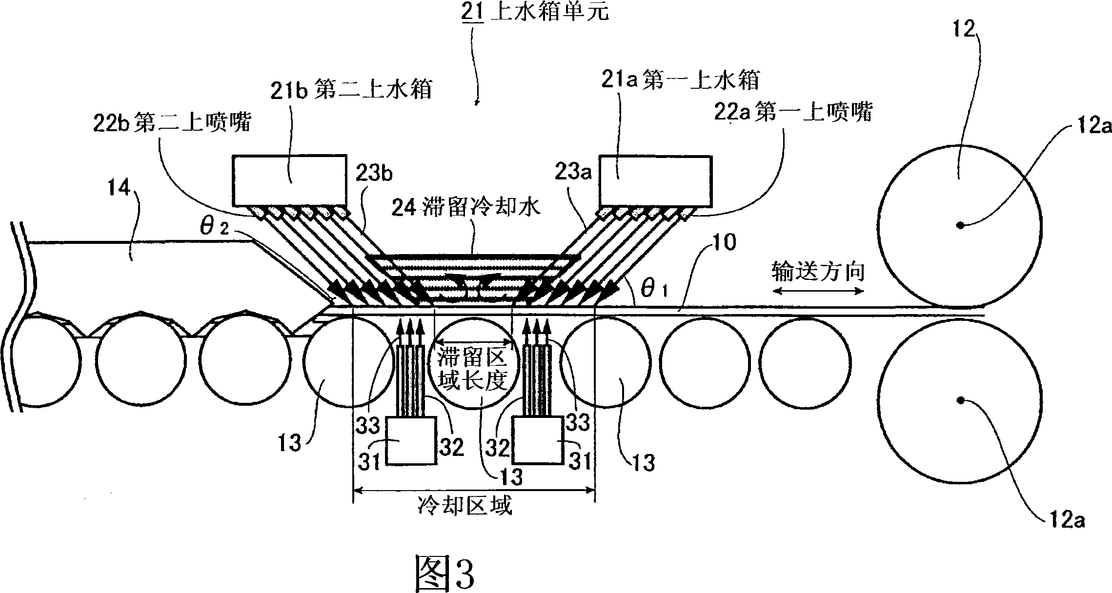 Cooling facility and cooling method of steel plate