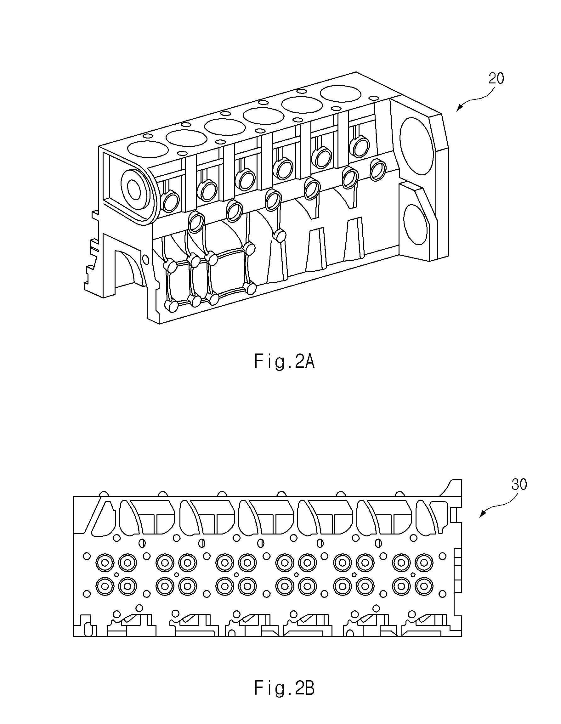 Method of inoculating magnesium on compacted graphite iron, and cylinder block and cylinder head manufactured by using the method