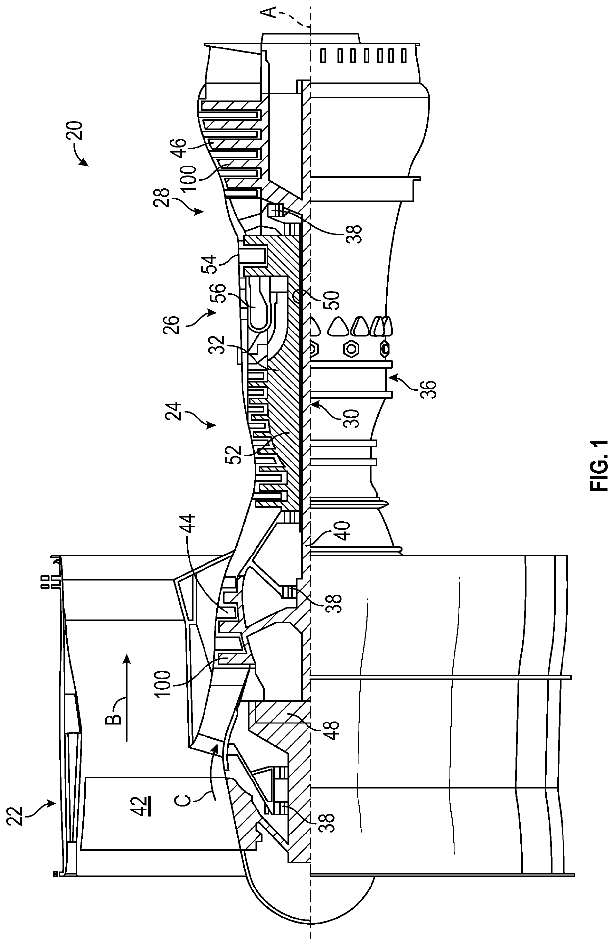 Hollow fan blade constrained layer damper