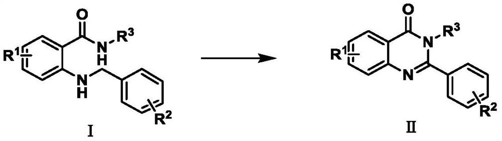 Preparation method of 2-phenyl quinazolinone compound