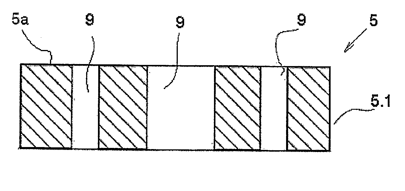 Method and Apparatus for Structuring Components Made of a Material Composed of Silicon Oxide