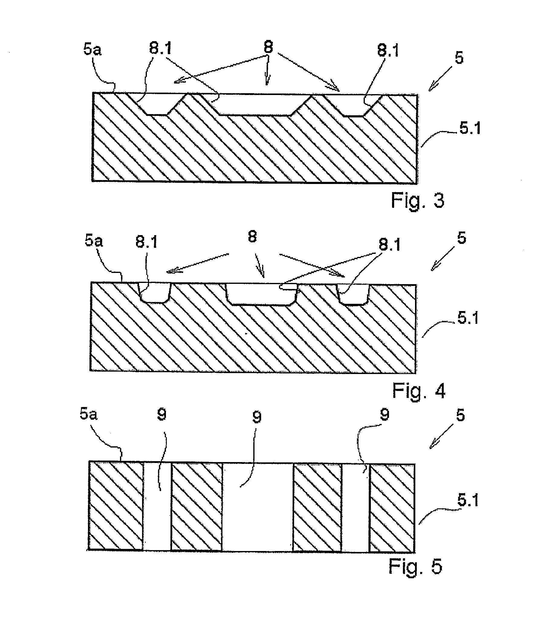 Method and Apparatus for Structuring Components Made of a Material Composed of Silicon Oxide