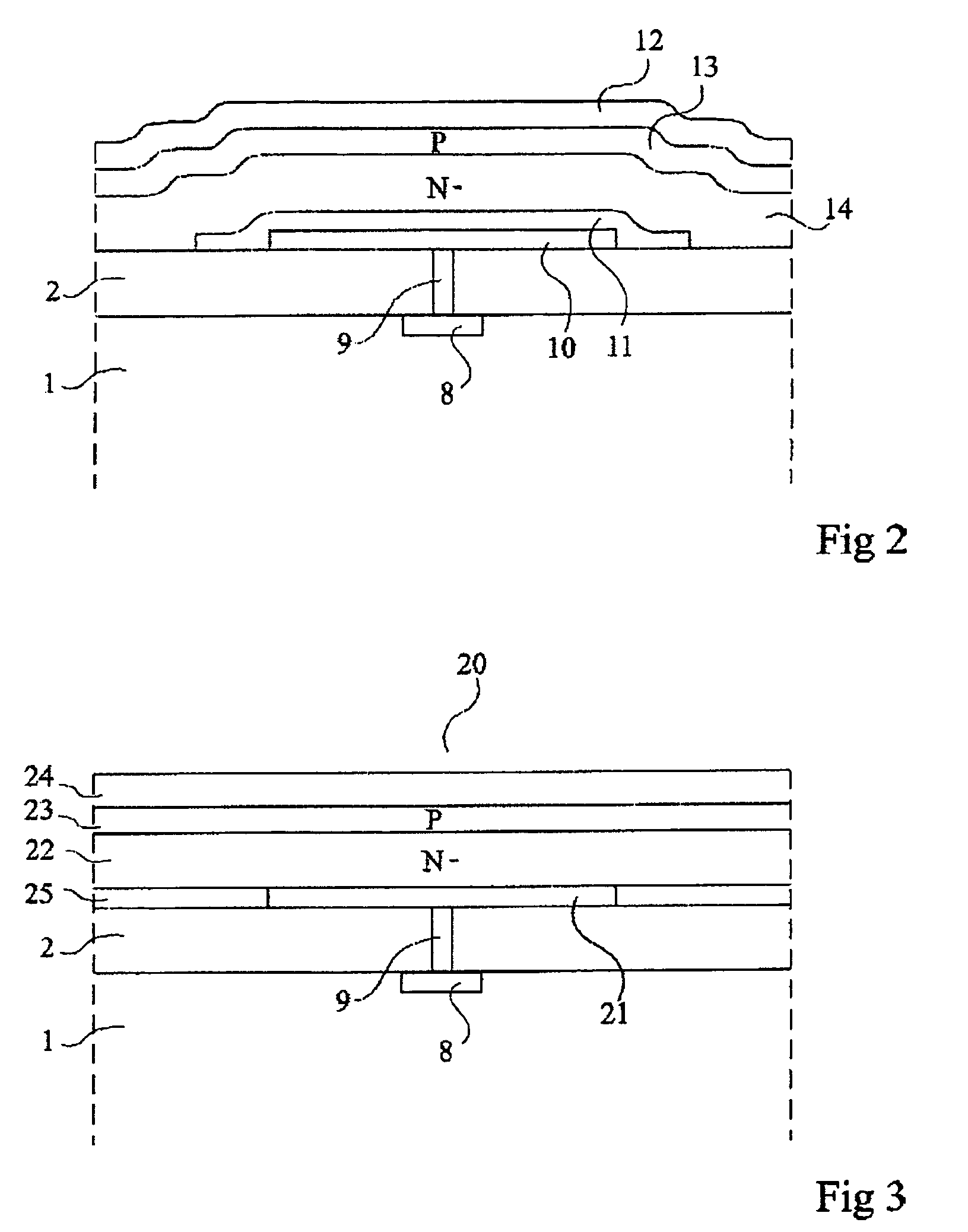 Light sensor located above an integrated circuit