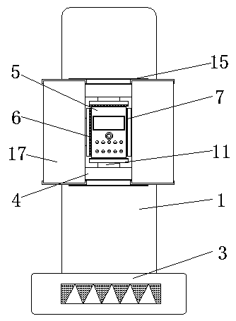 Convenient-to-install temperature detection device for intelligent terminal and use method thereof