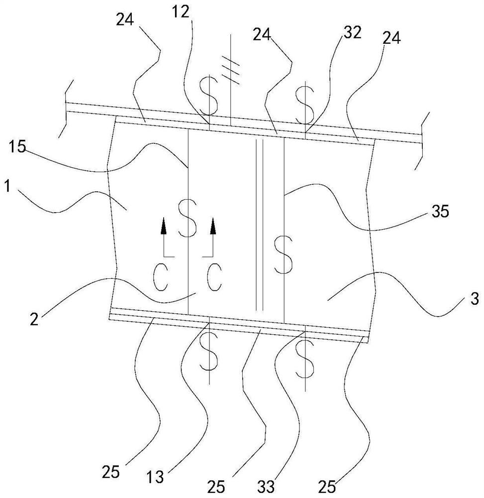 Bilge keel structure and construction method thereof