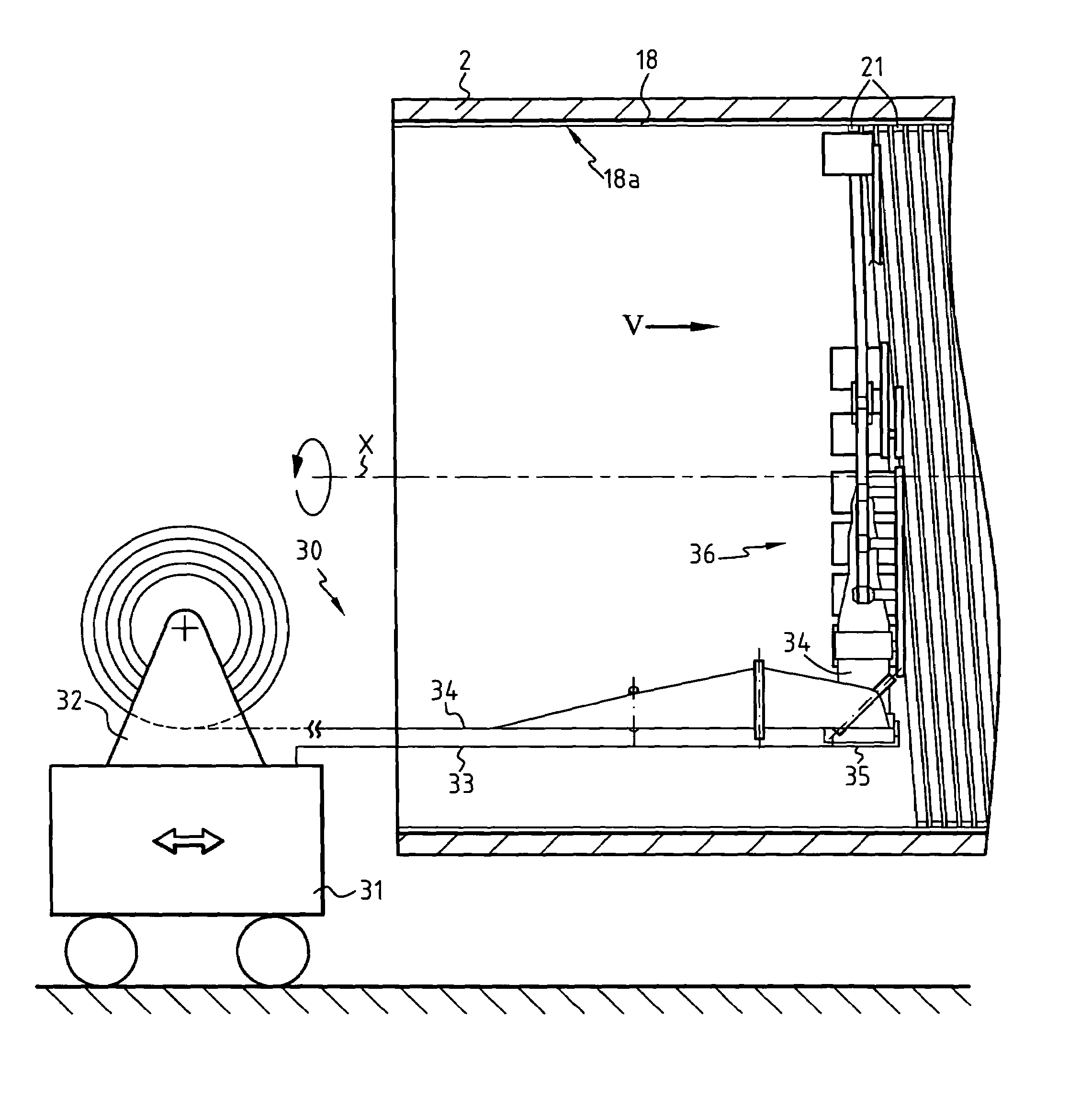 Method for making double-wall shells by centrifuging