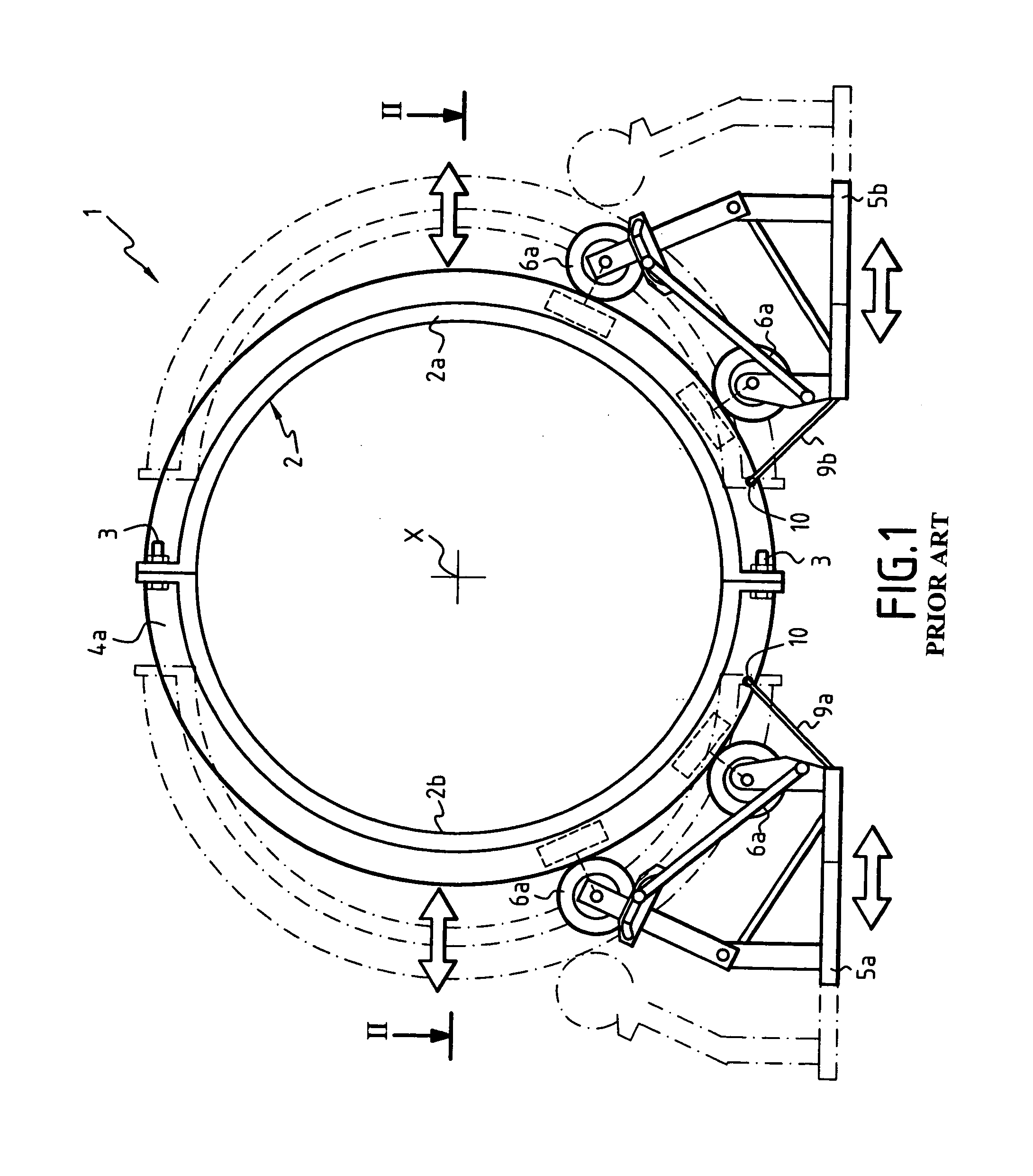 Method for making double-wall shells by centrifuging
