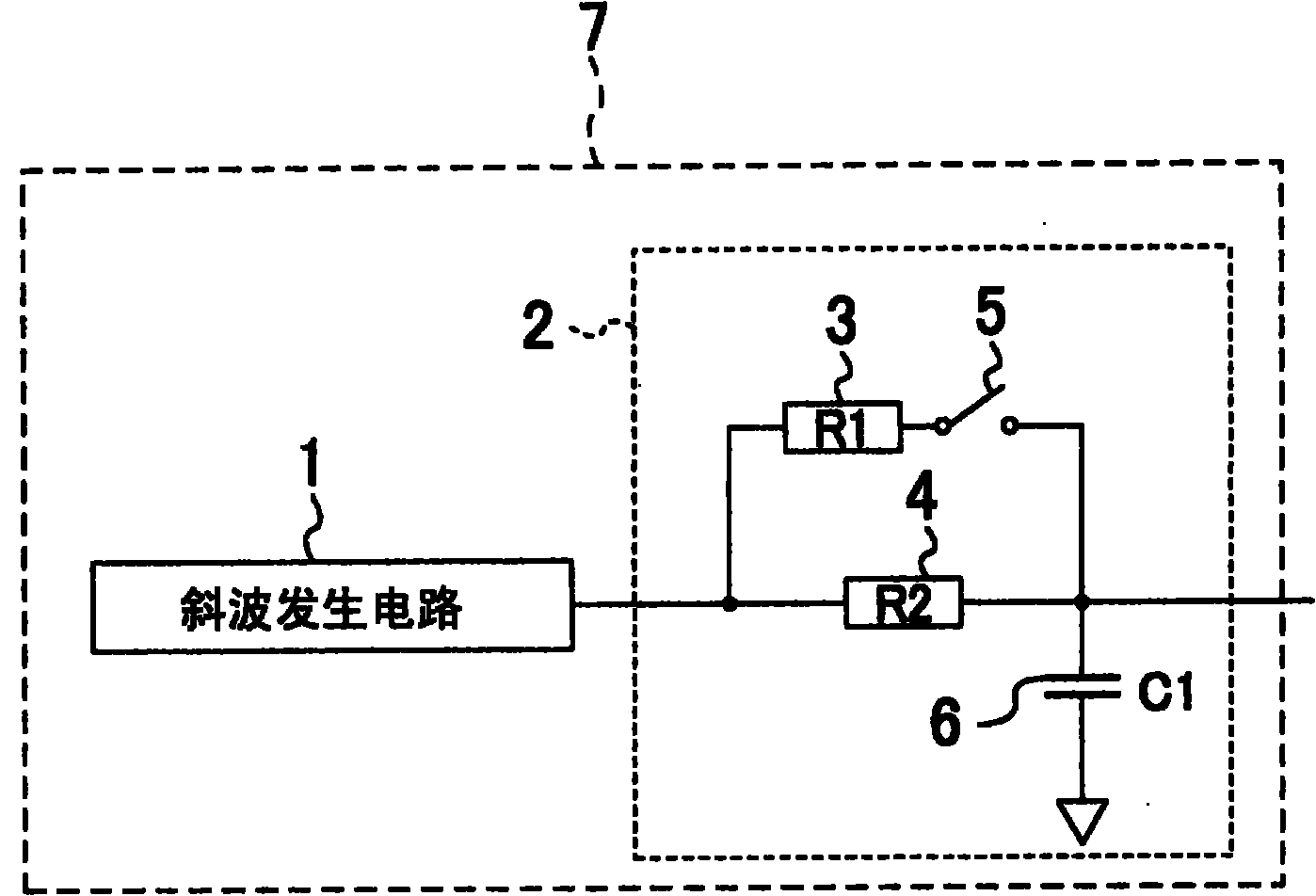 Ramp wave output circuit, analog/digital conversion circuit, and camera