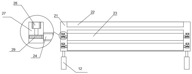 Telescopic expansion type photovoltaic panel carriage cover for recreational vehicle based on new energy