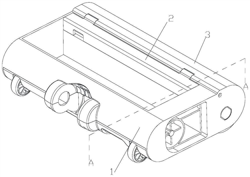 Cleaning head structure for cleaning equipment