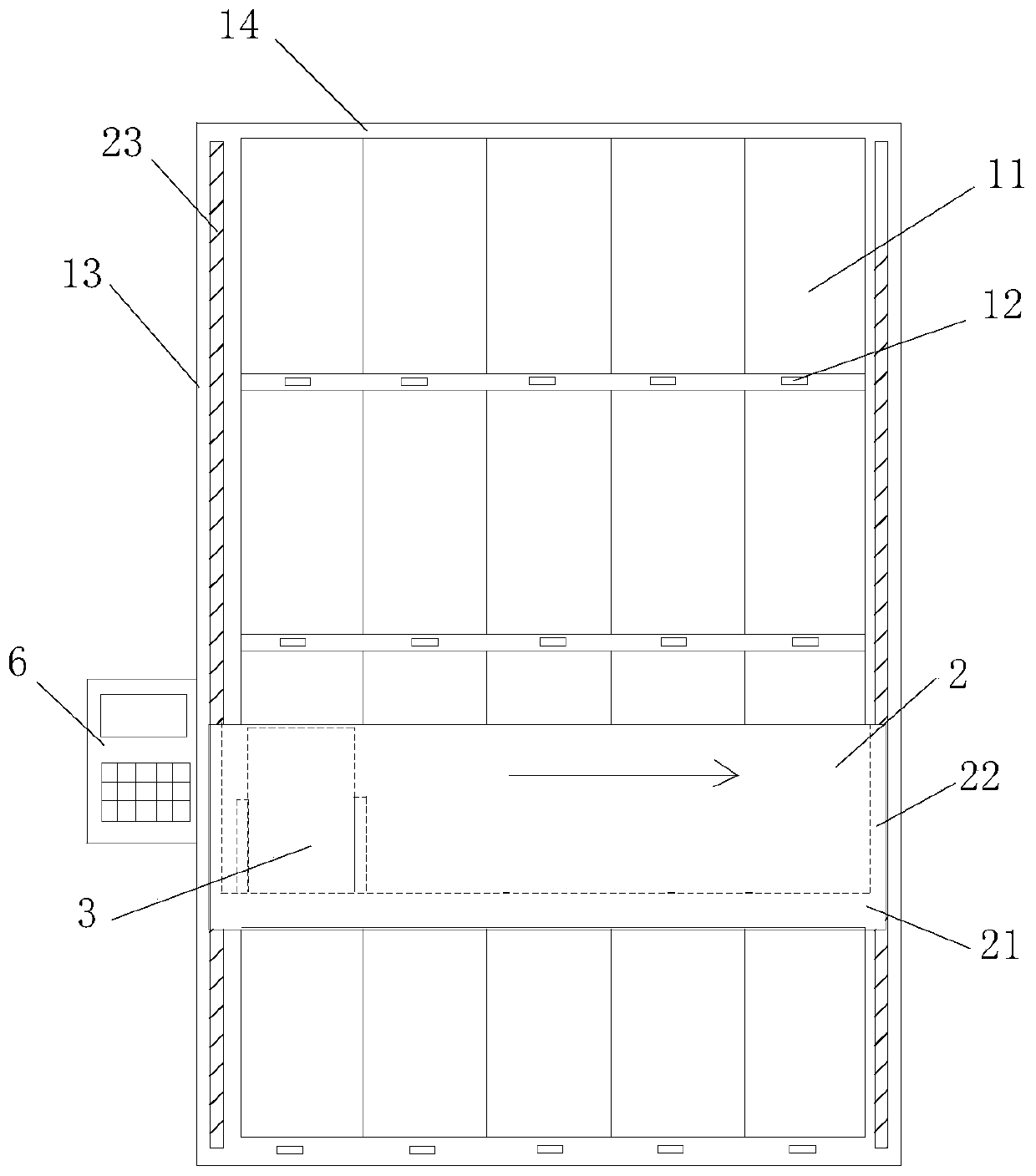 A legal file management cabinet