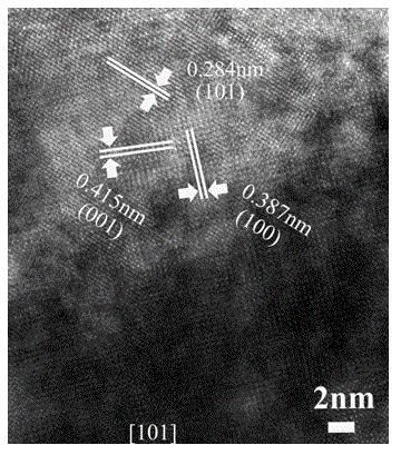 Method for preparing nano-particle self-assembled square perovskite phase PbTiO3 micron piece