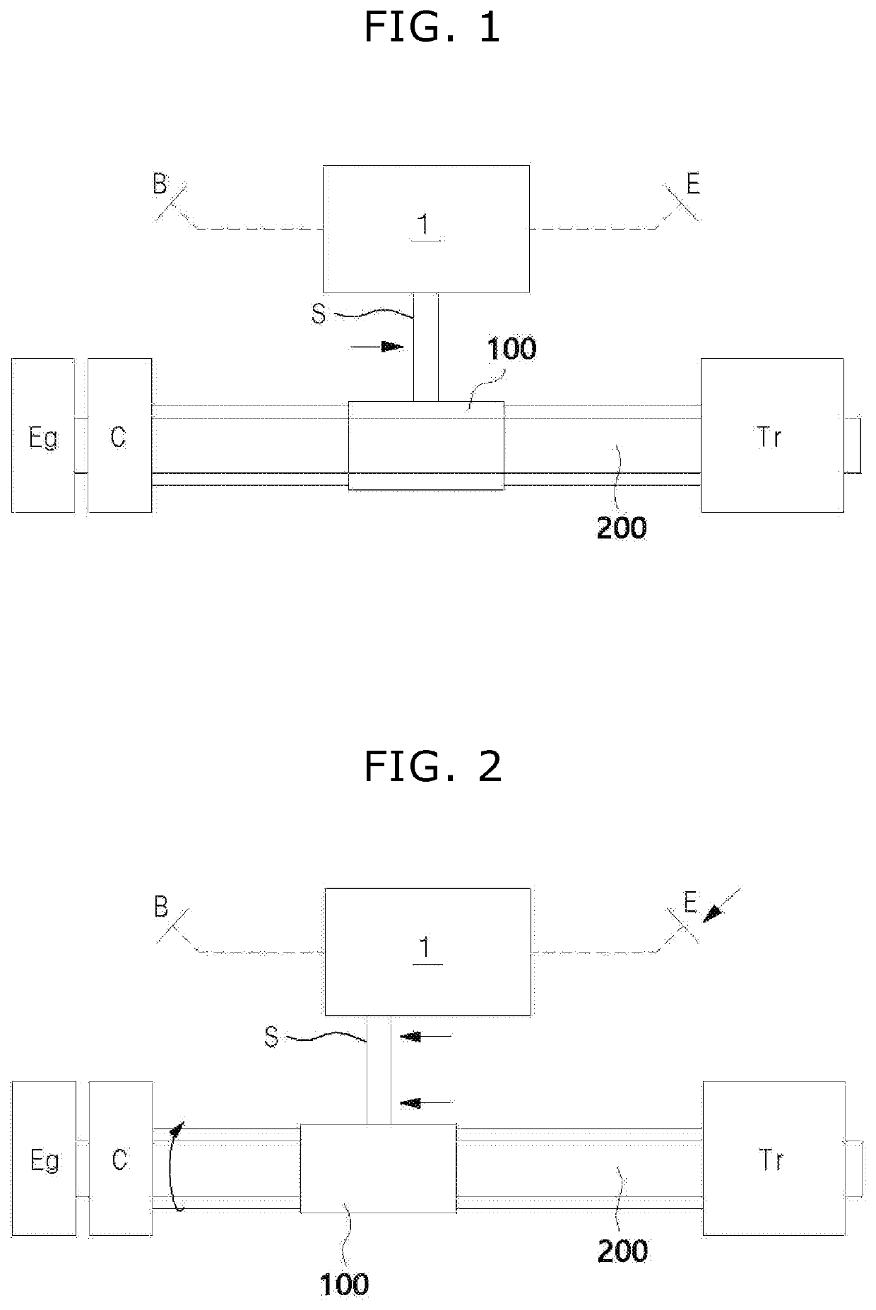 Power transmission device interlocking with accelerator and brake pedal