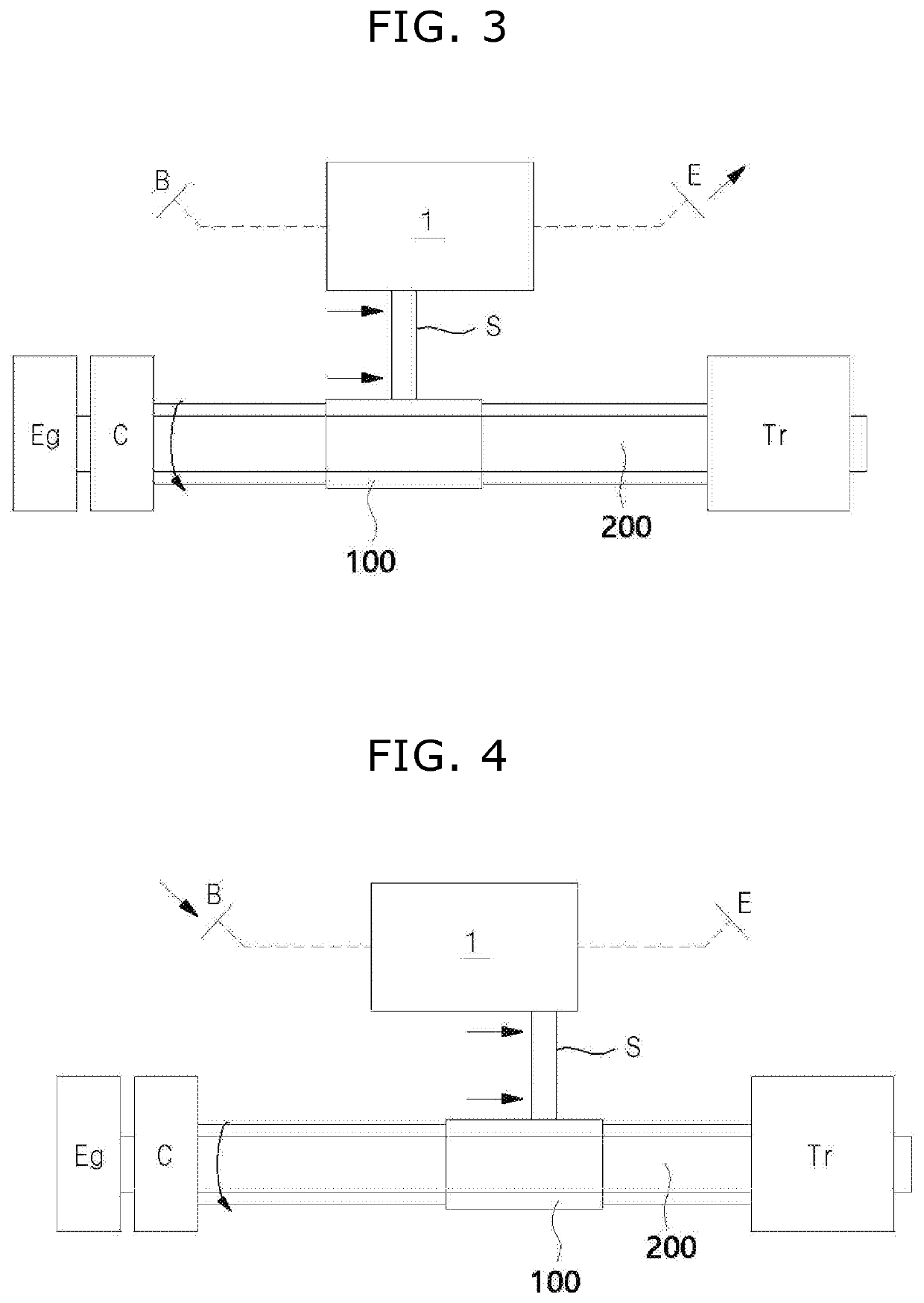 Power transmission device interlocking with accelerator and brake pedal