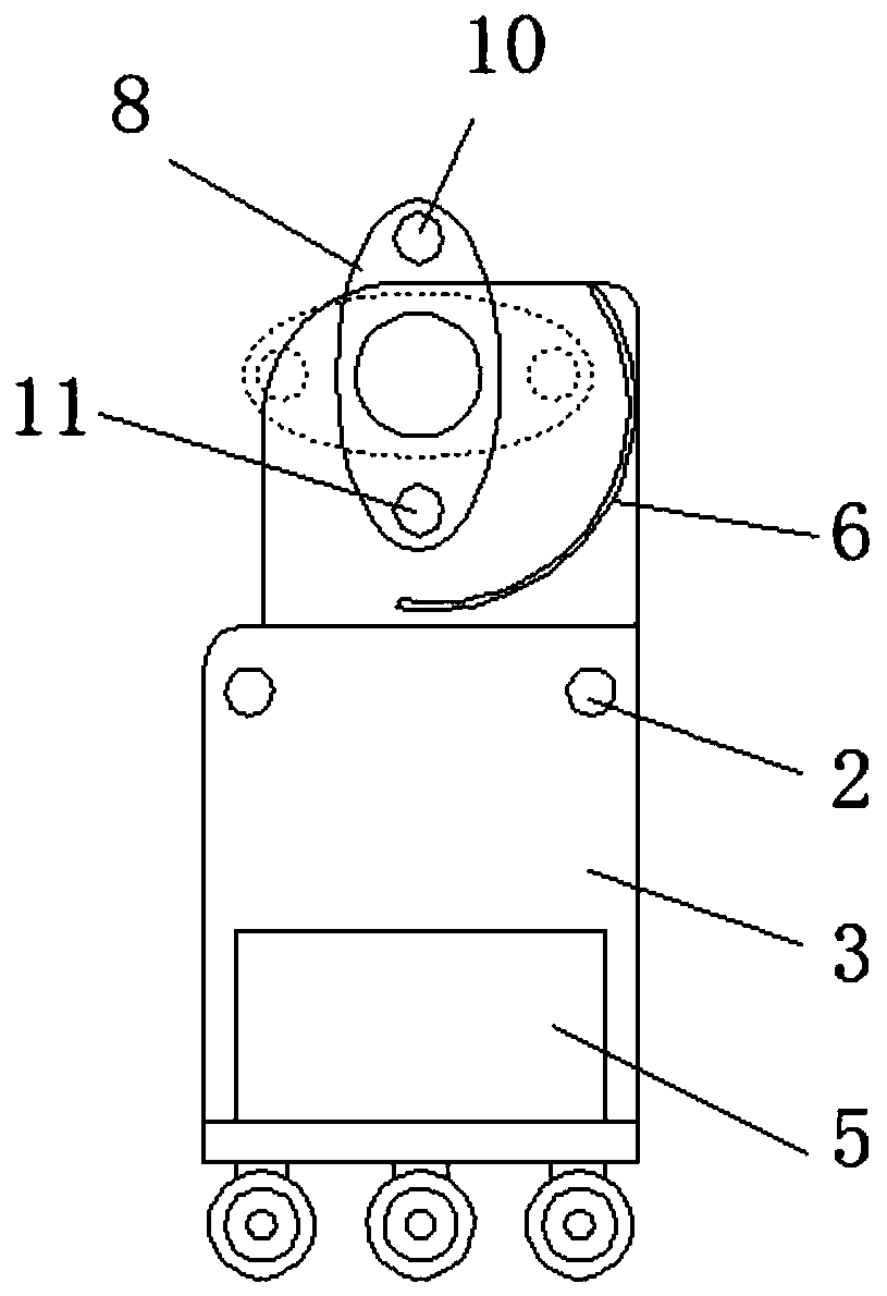 Cable winding device for electric construction convenient to store