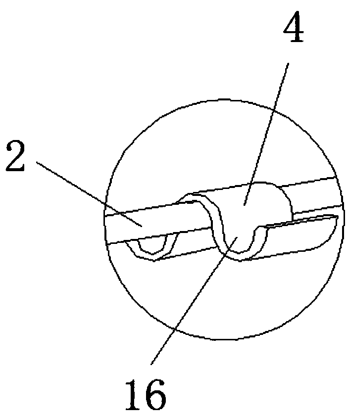 Cable winding device for electric construction convenient to store