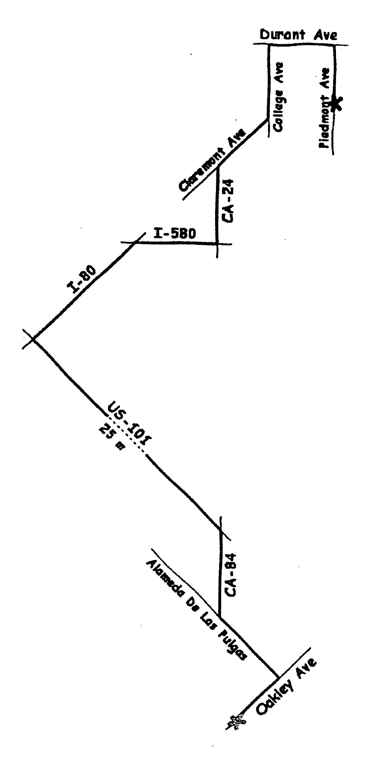 System and method for abstracting and visualizing a route map
