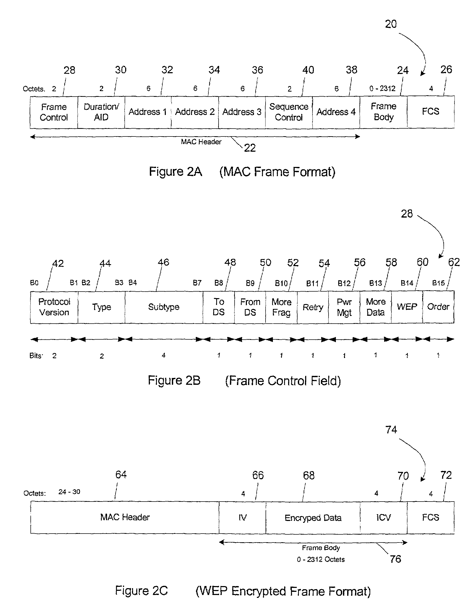 Method and apparatus for detailed protocol analysis of frames captured in an IEEE 802.11 (b) wireless LAN