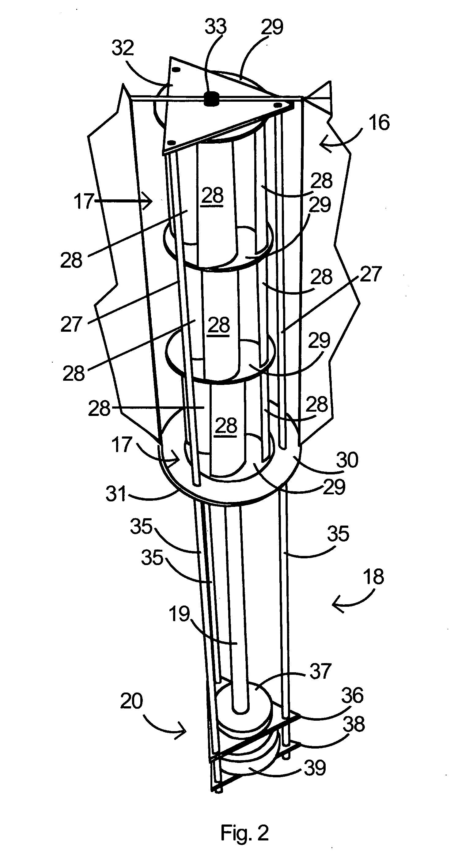 Multi-Axis Wind Turbine With Power Concentrator Sail
