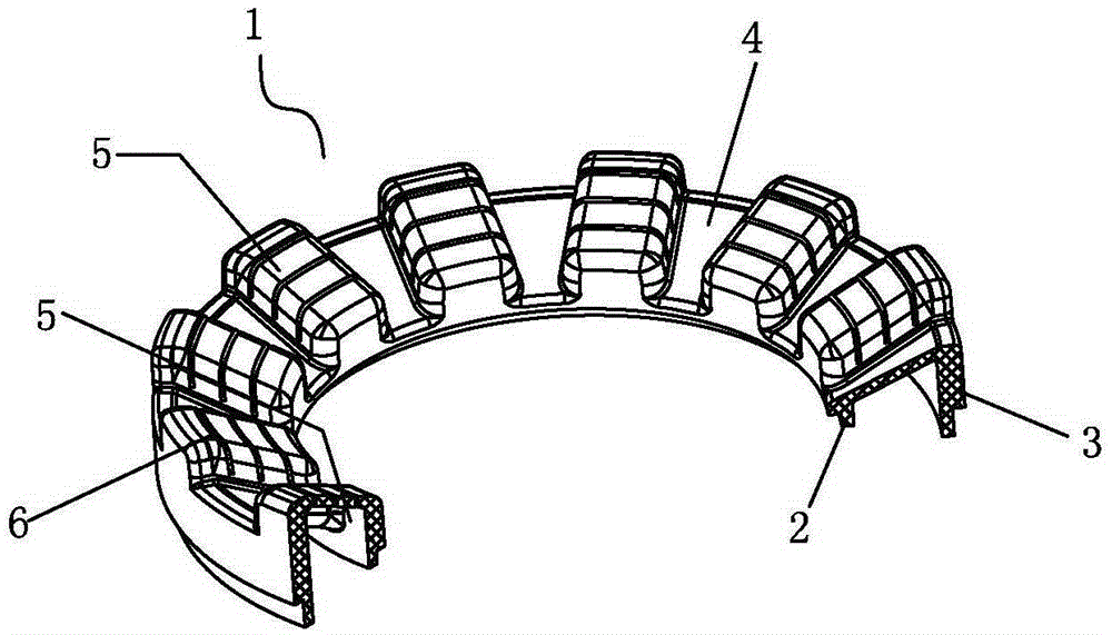 Annular direct-injection burner cap for burner and tool