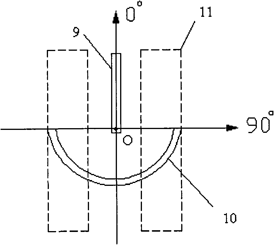 Travelling control device and method for excavator