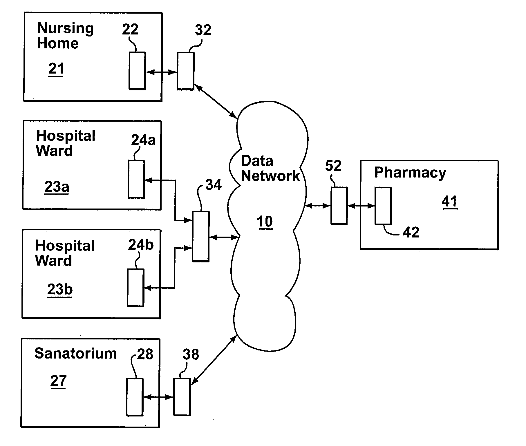 Electronic system and method for processing drug prescriptions