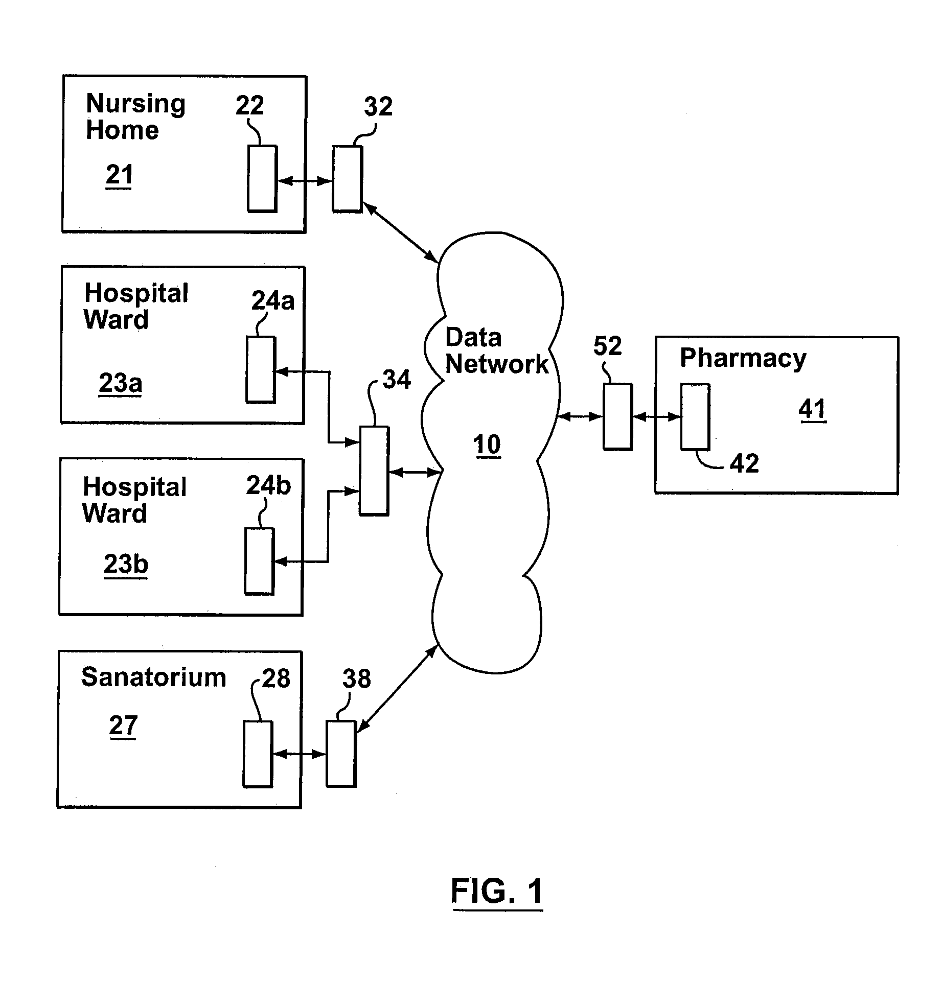 Electronic system and method for processing drug prescriptions