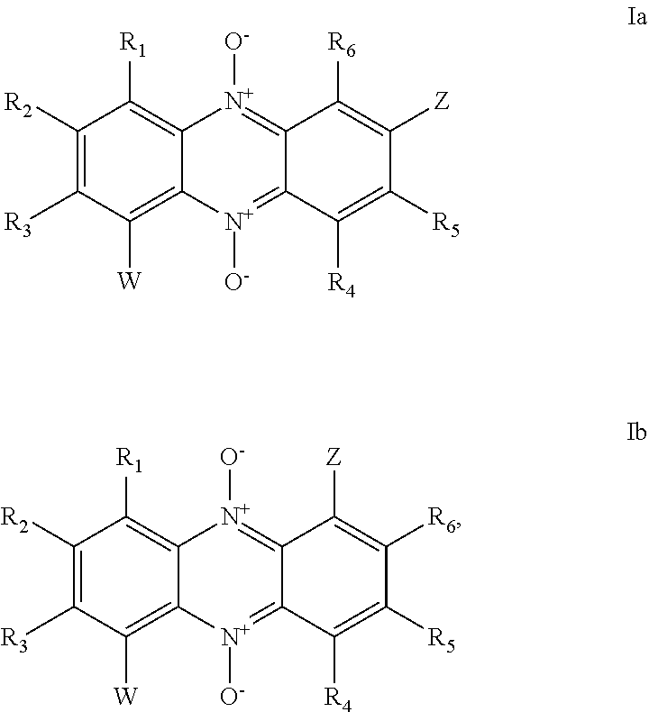Substituted phenazines and methods of treating cancer and bacterial diseases