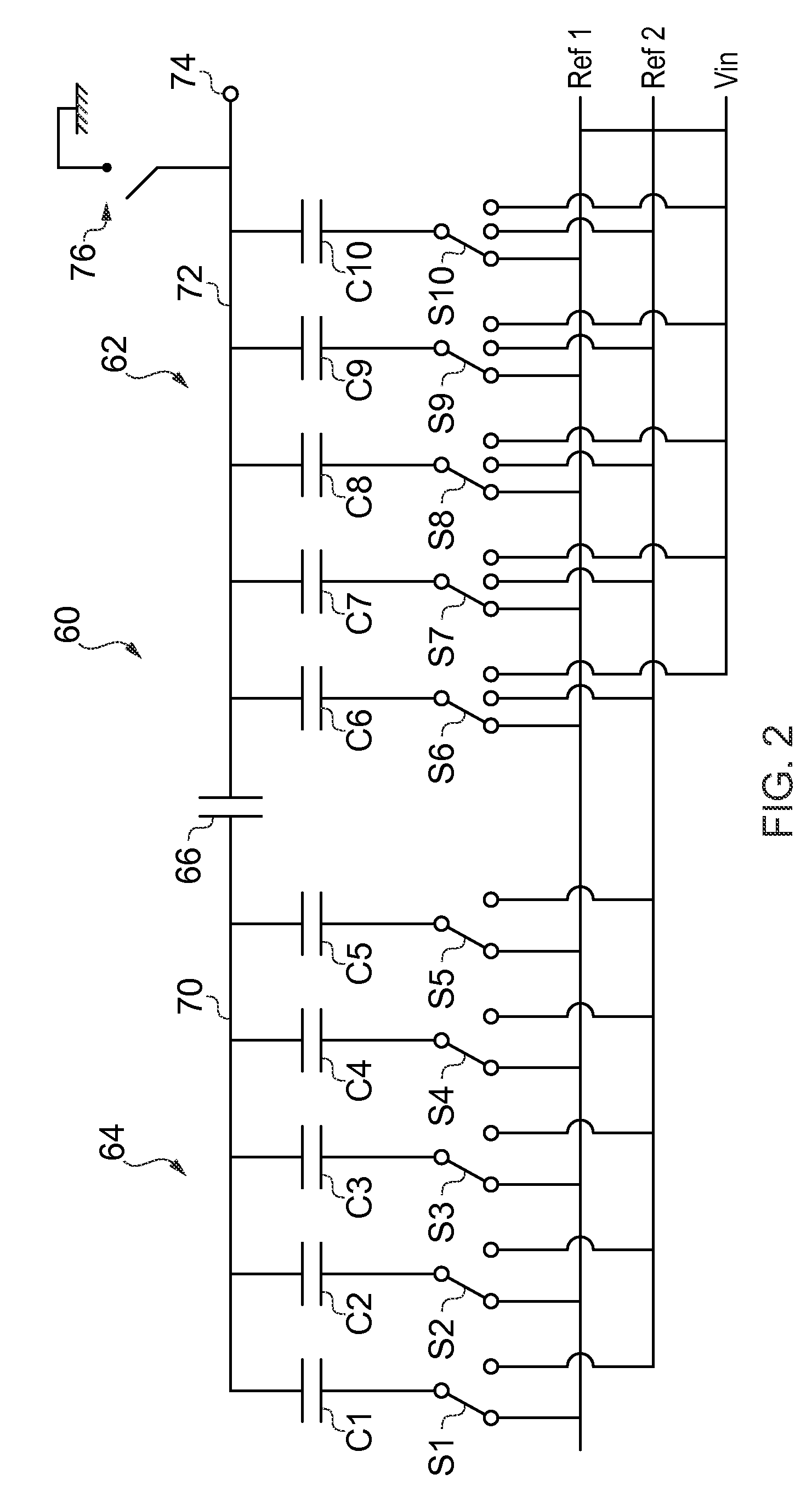 Apparatus for and method of performing an analog to digital conversion
