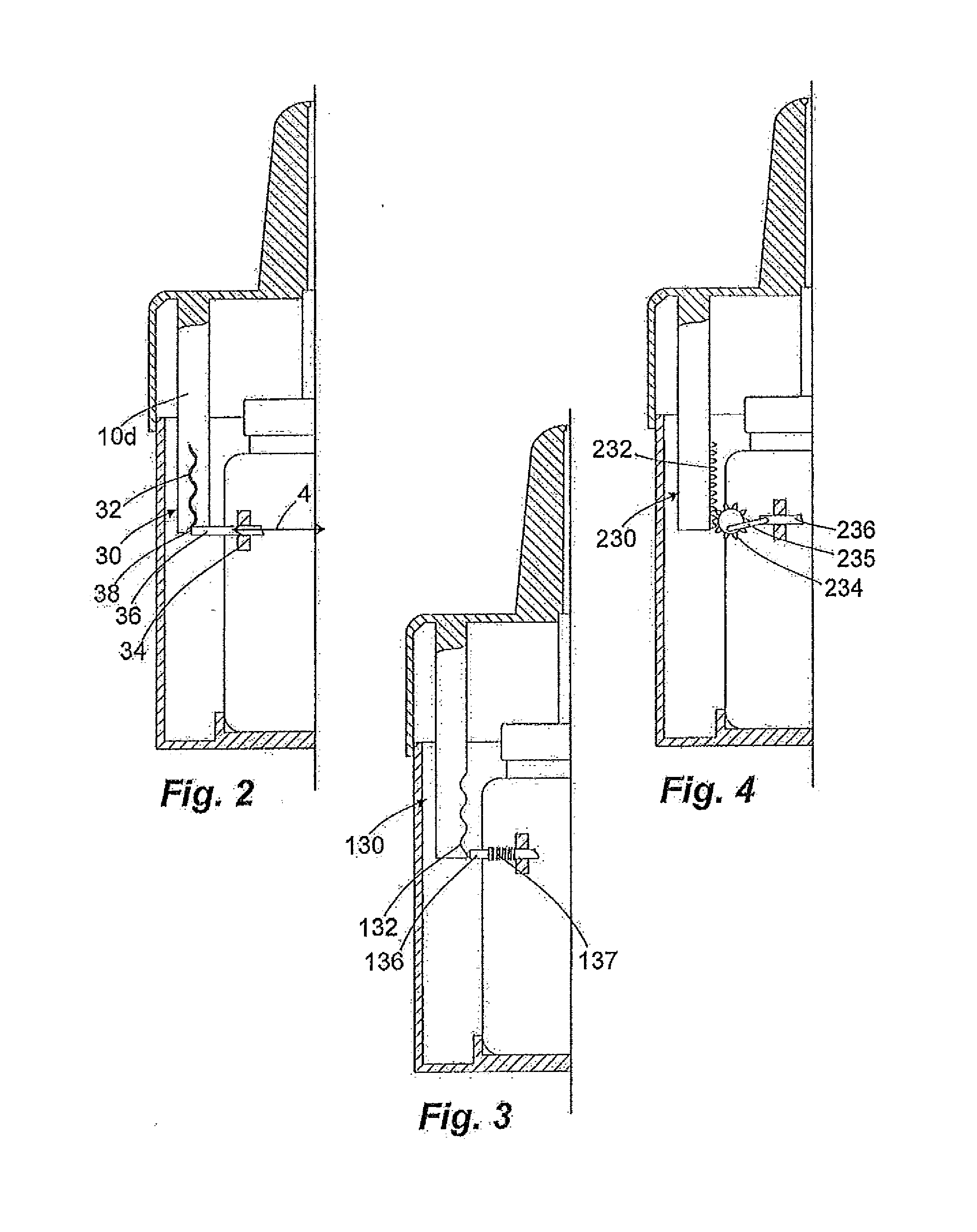 Discharging apparatus for media