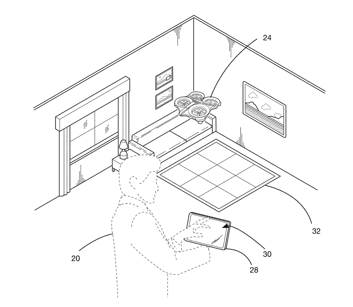 Remotely controlled motile device system