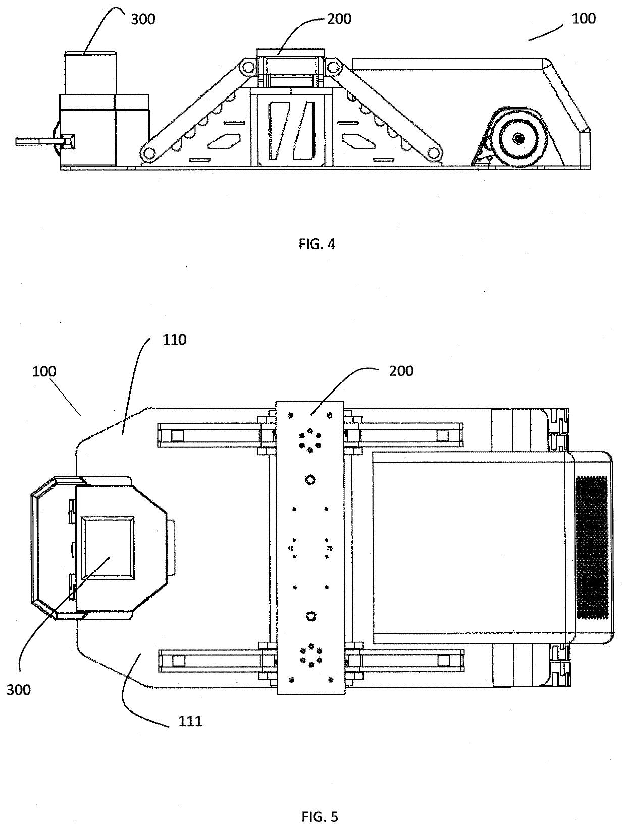 Telescoping jack for lifting large capacity trucks