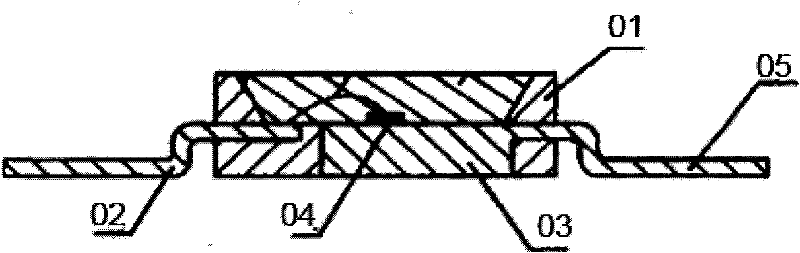 Surface mount type power led bracket manufacturing method and product thereof