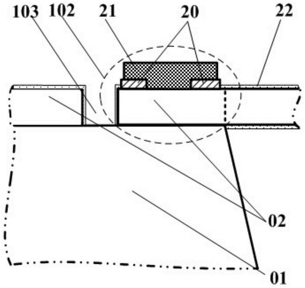 Mems methane sensor based on silicon heater and its preparation method and application