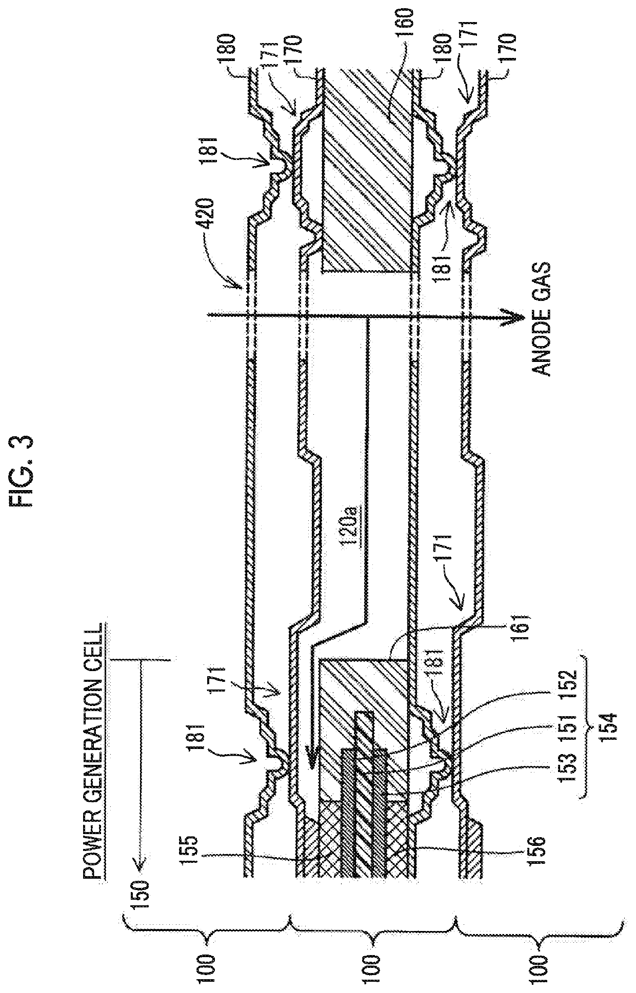 Fuel cell stack and dummy cell