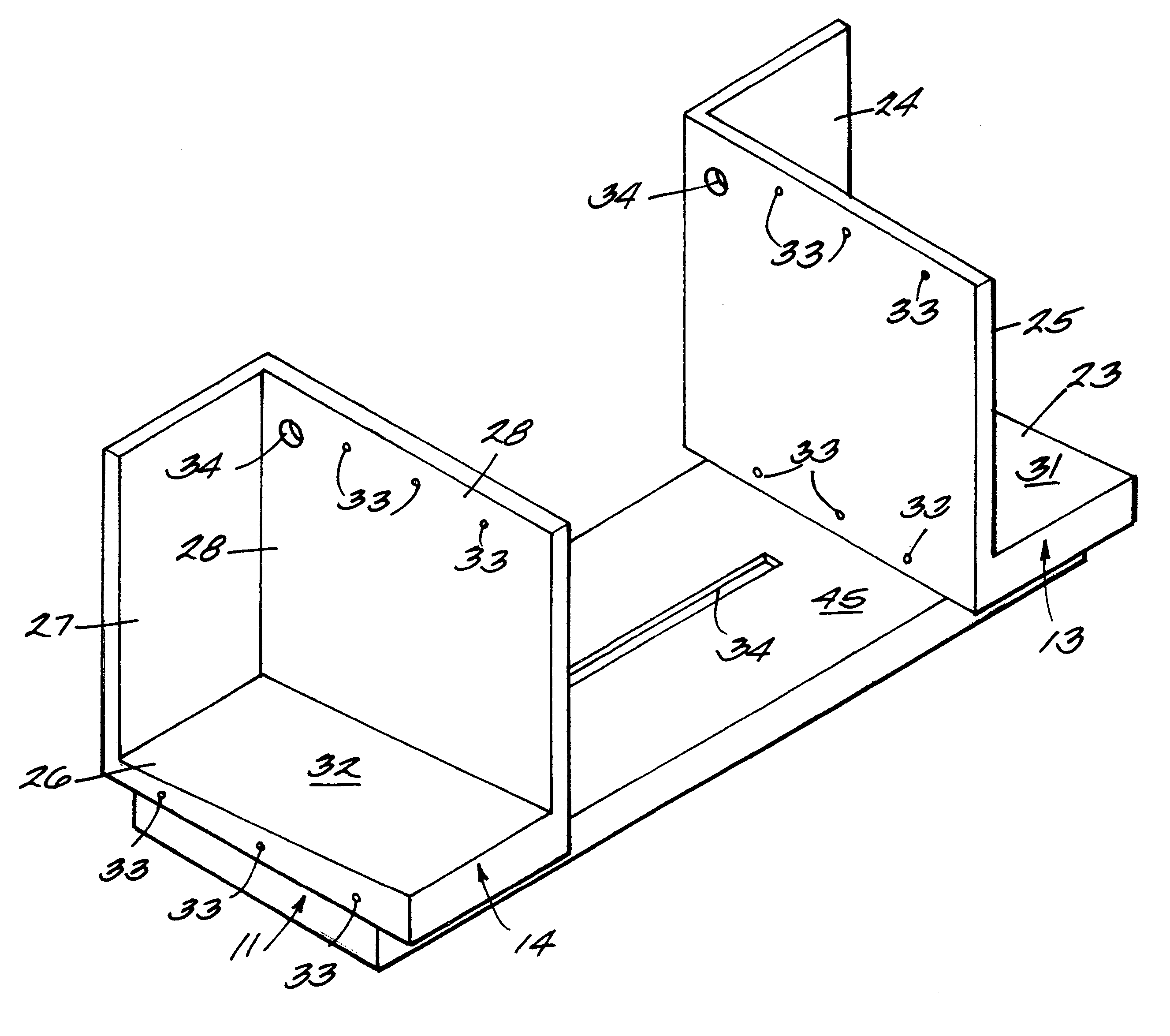 Multiple configuration shelving system for displaying audio visual components