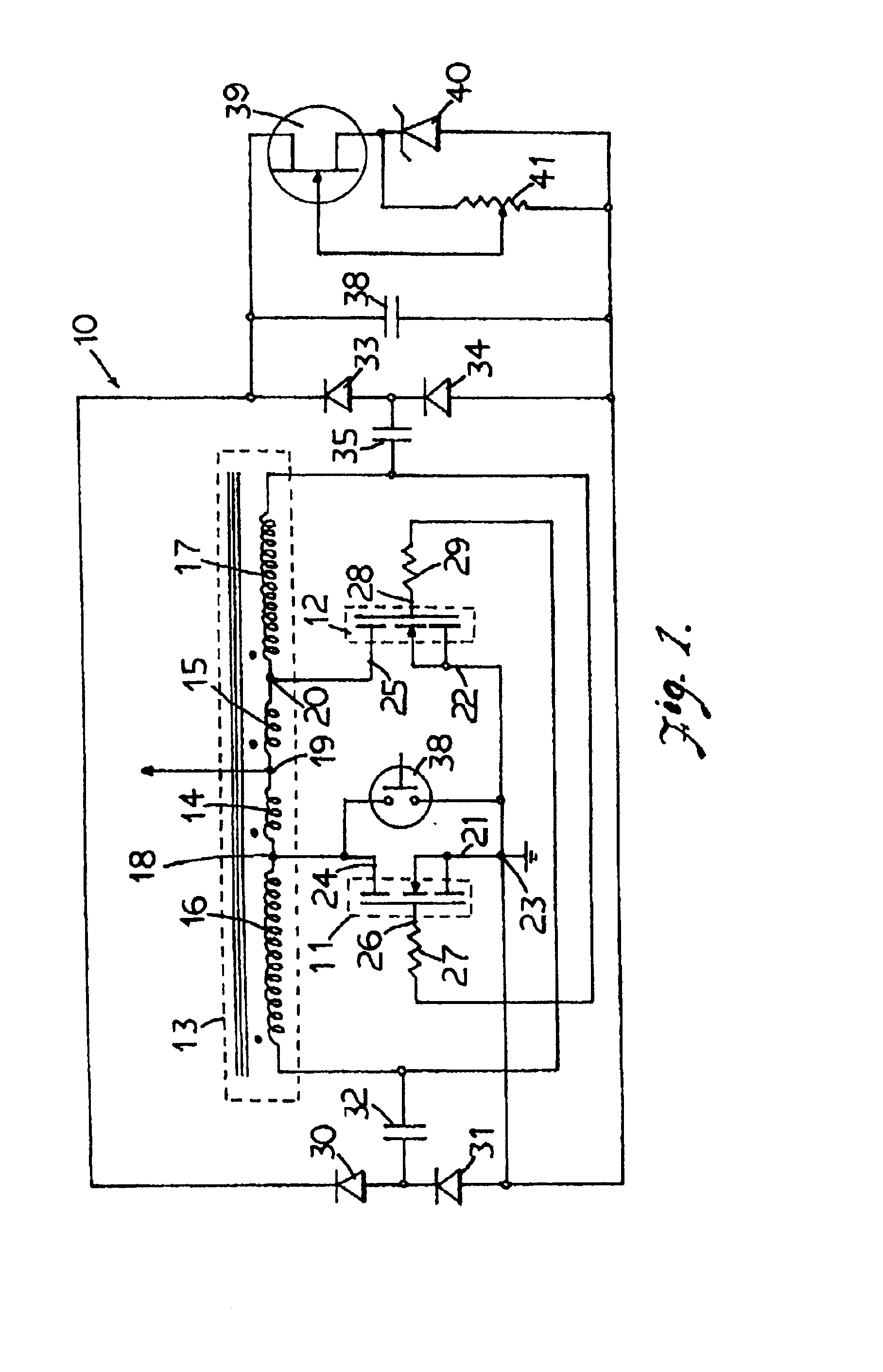 Device for increasing power of extremely low DC voltage