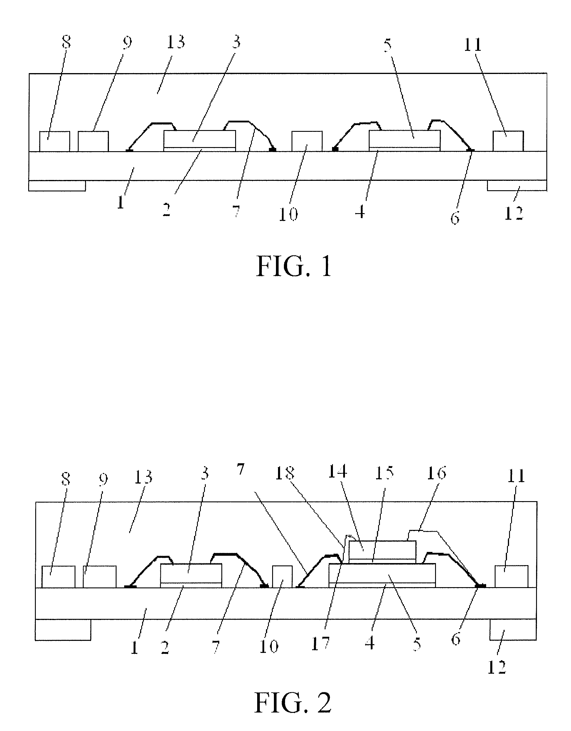 Sip system-integration IC chip package and manufacturing method thereof