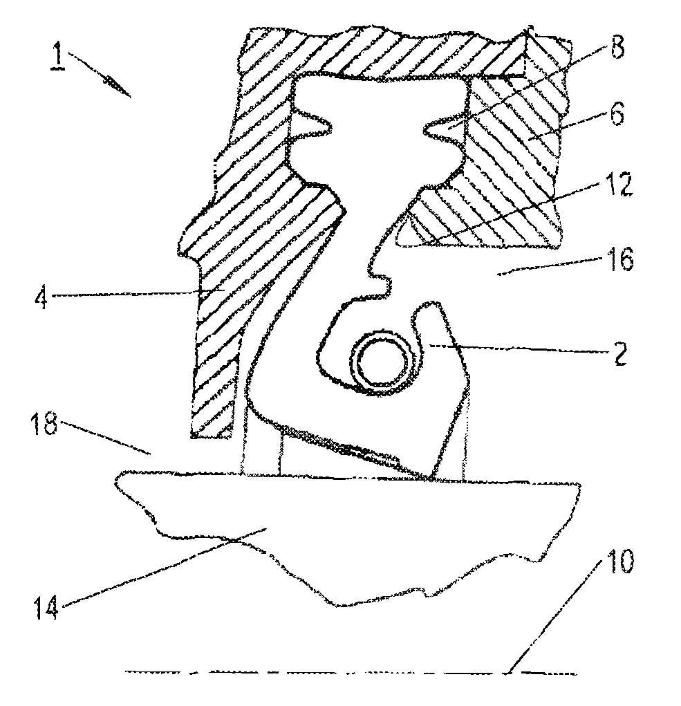 Sealing system and sealing ring