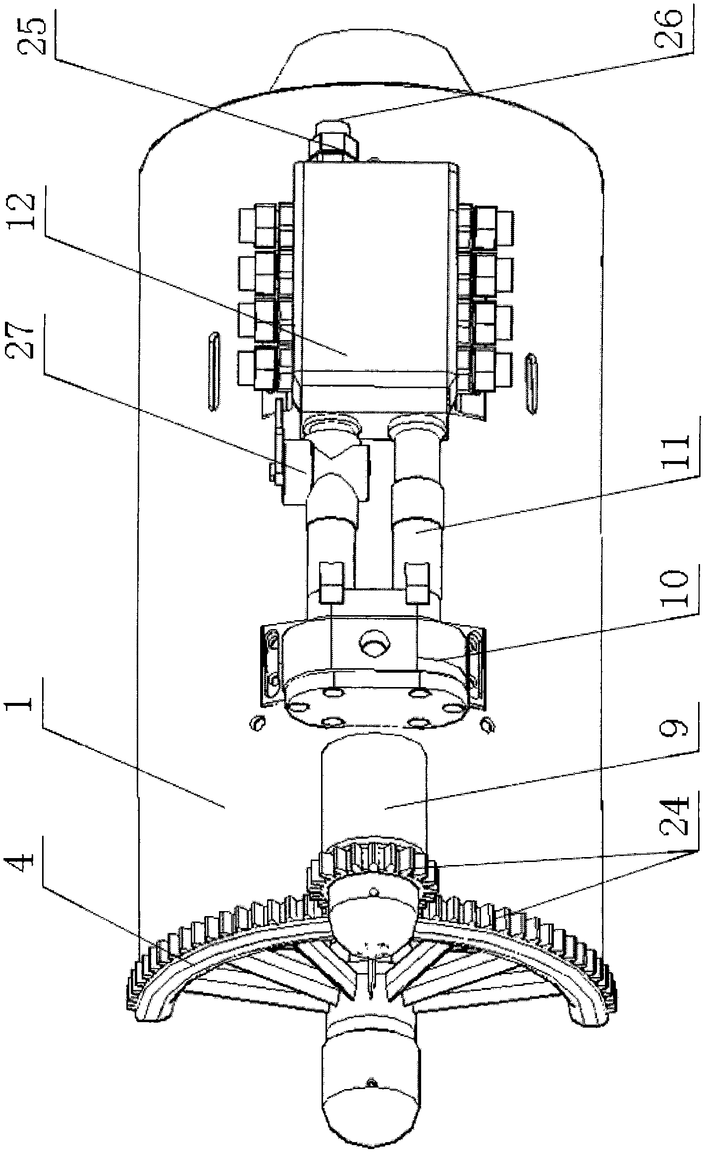 Minitype turbofan engine