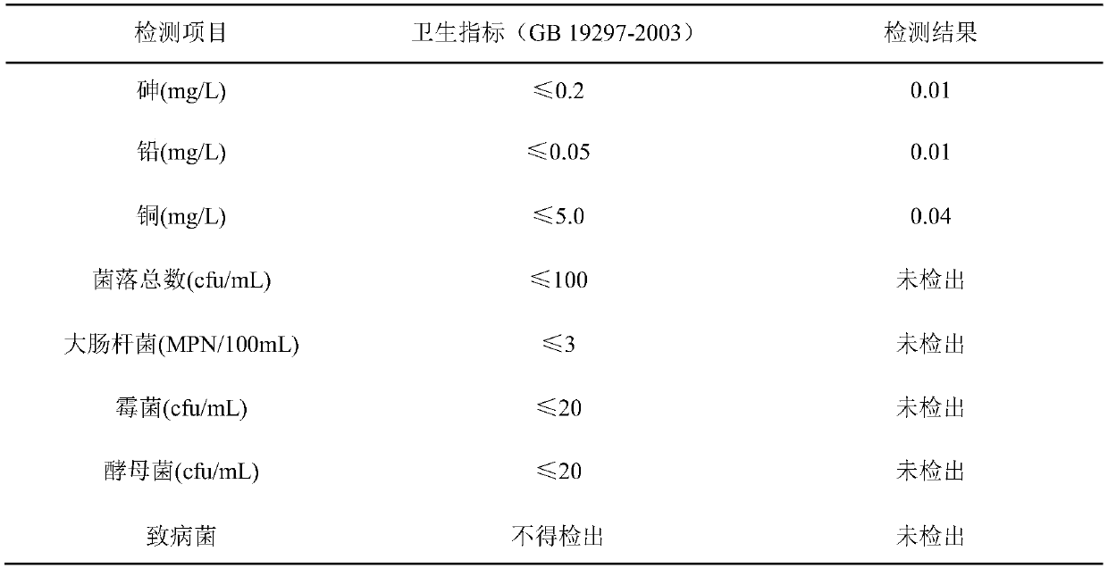 Functional beverage, and preparation method and application thereof