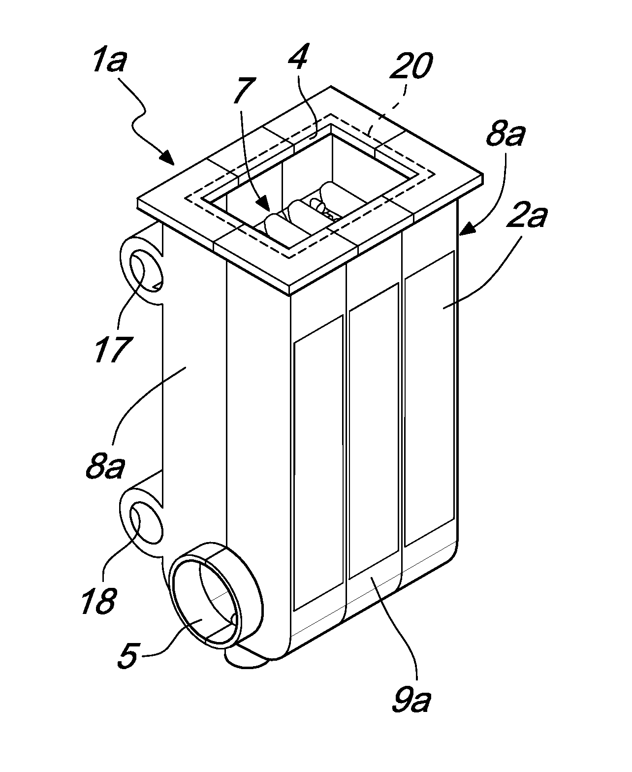 Heat exchanger with highly flexible use