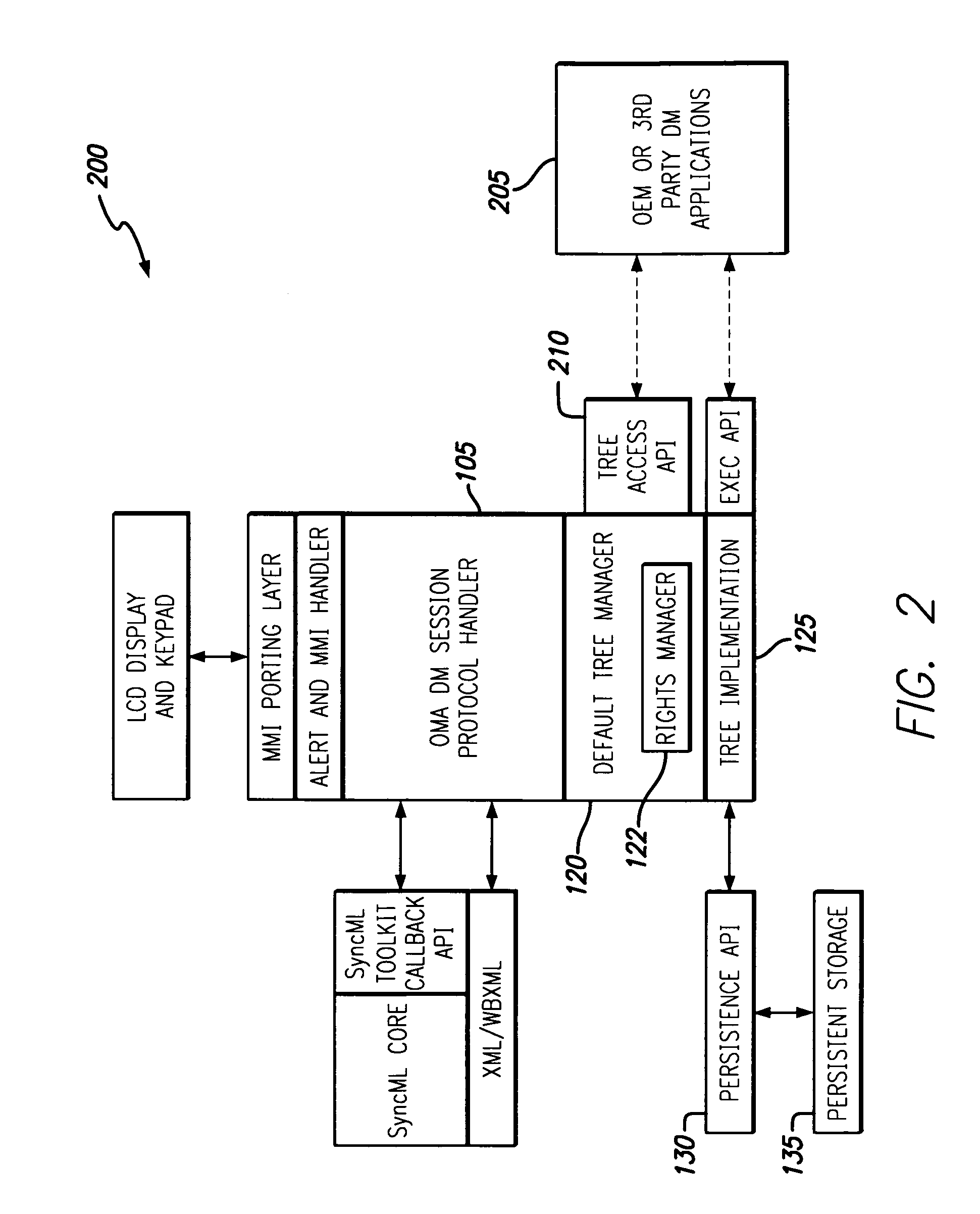 Method of receiving, storing, and providing device management parameters and firmware updates to application programs within a mobile device