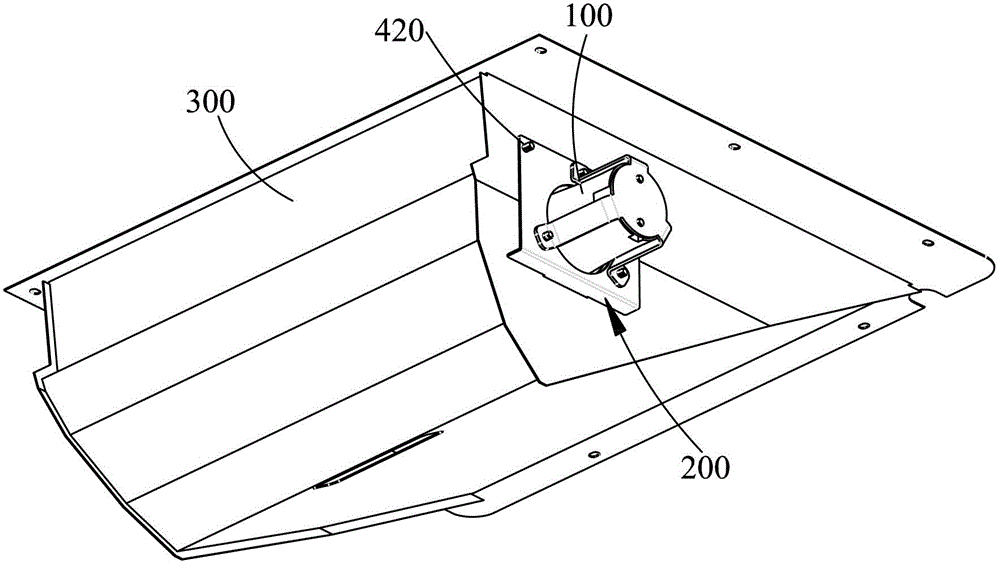 Installation structure of lamp holder and lighting fixture