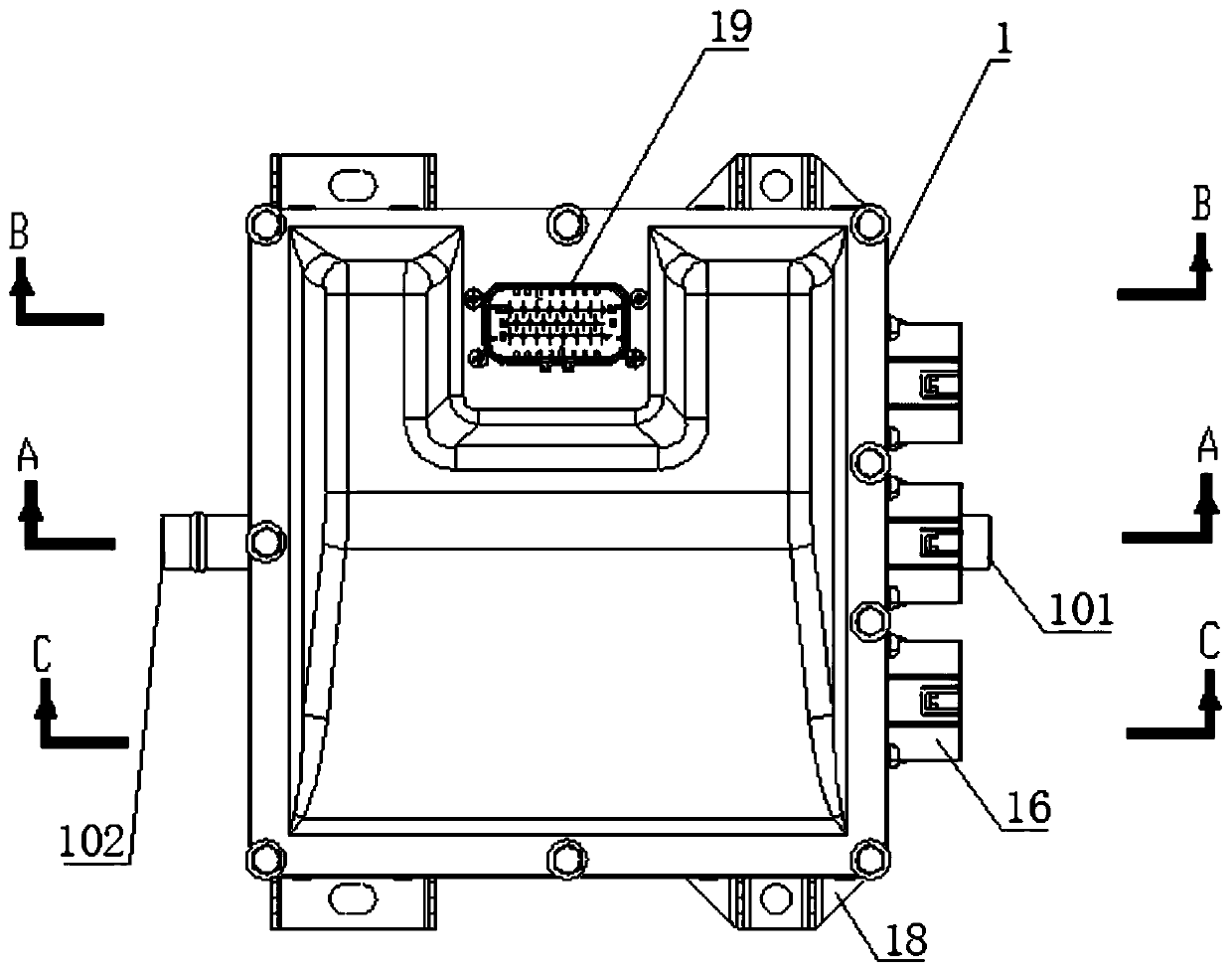 Novel motor controller, a motor controller manufacturing method and electric automobile