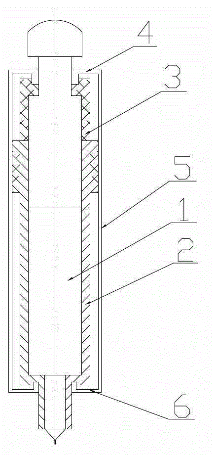 A fuel injector with a pressing device