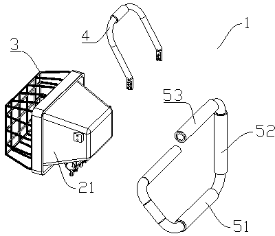 Outdoor emergency lamp