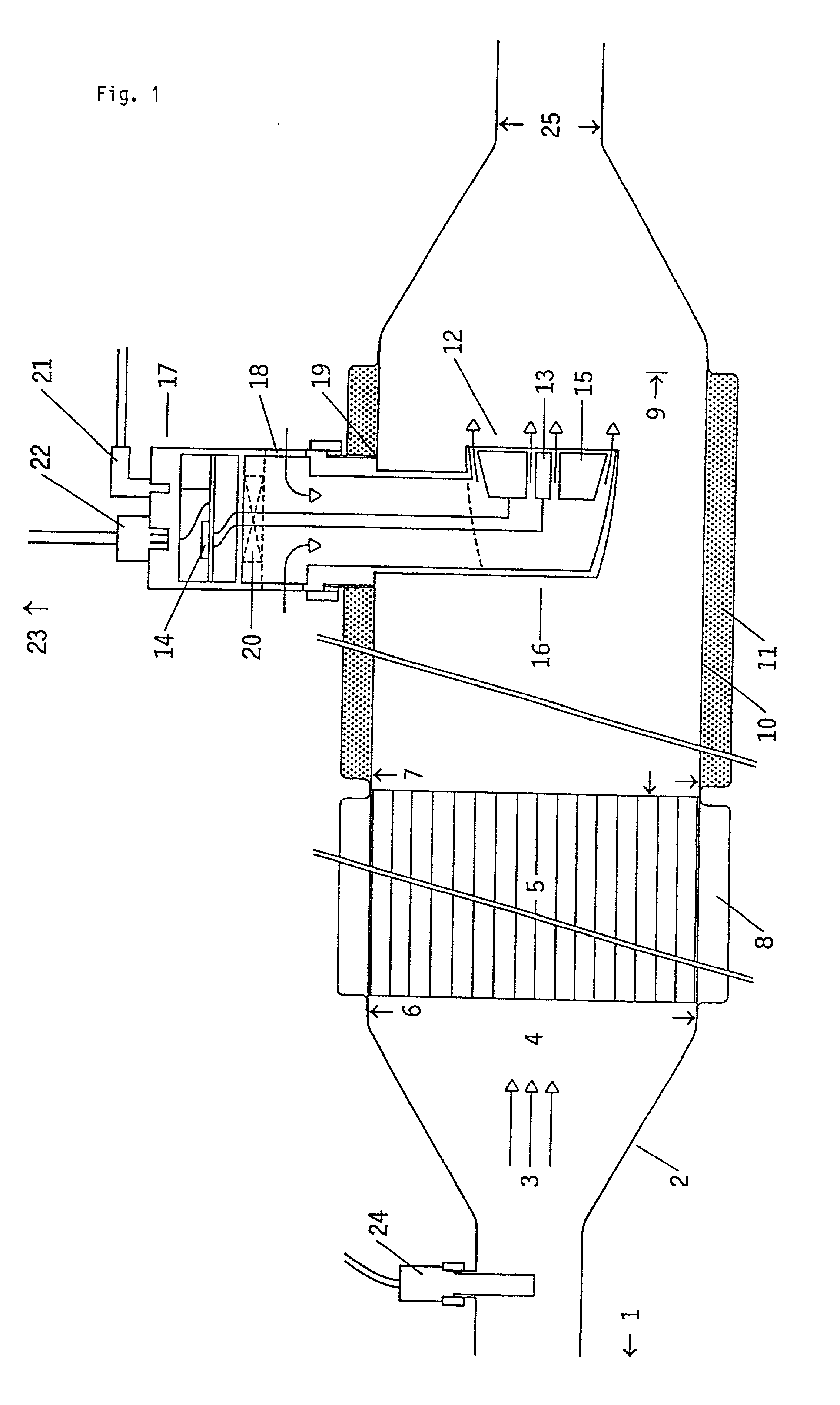 Device and method for the reduction of sound emissions in and diagnosis of internal combustion engines