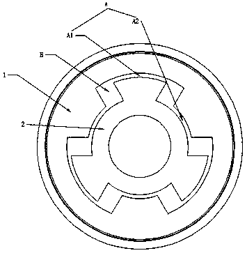Elastic wheel for rail traffic vehicle and assembling method and rigidity design method thereof