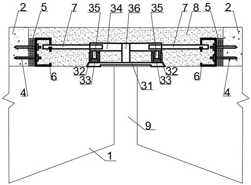 Fabricated integrated elastomer seamless expansion joint structure ...